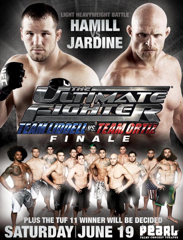 The Ultimate Fighter 11 Finale: Hamill vs. Jardine Fight Card